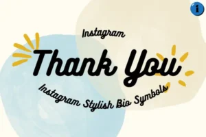 Instagram Stylish Bio Symbols | Instagram VIP Account Bio 2024