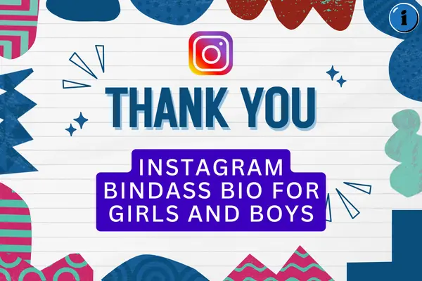 Instagram Bindass Bio For Girls and Boys