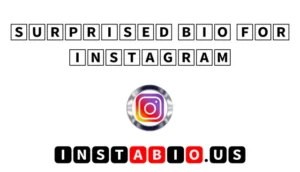 Surprised Bio for Instagram 🍞😱