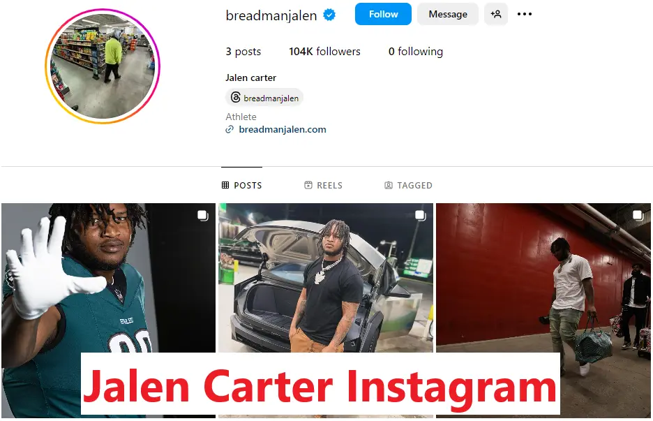 Jalen Carter Instagram: A Glimpse into the Life of a Rising NFL Star