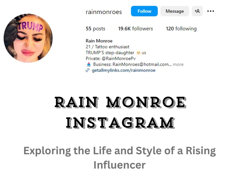 Rain Monroe Instagram: Exploring the Life and Style of a Rising Influencer