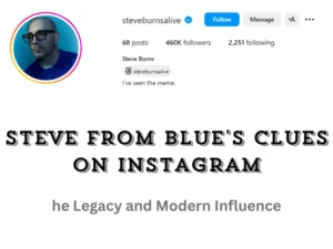 Steve Blues Clues Instagram