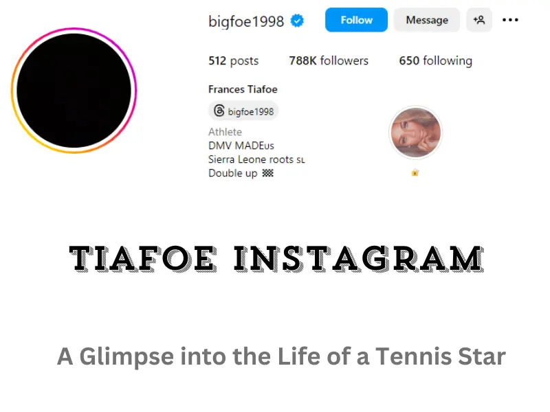 Tiafoe Instagram: A Glimpse into the Life of a Tennis Star